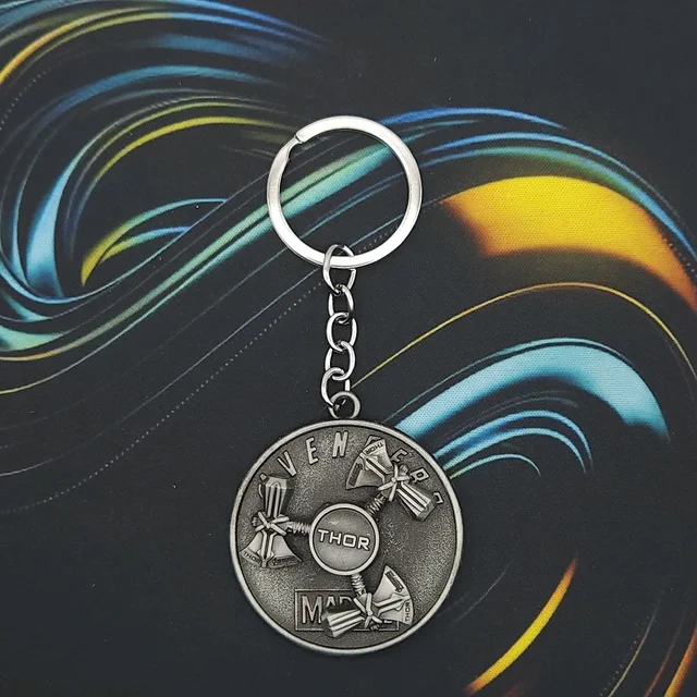 SHAHE Modern Marvel Thor Spinner 360° Rotating Metal Keychain