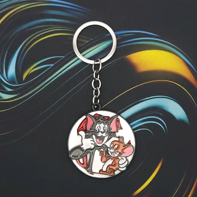 Tom & Jerry Spinner 360° Rotating Metal Keychain