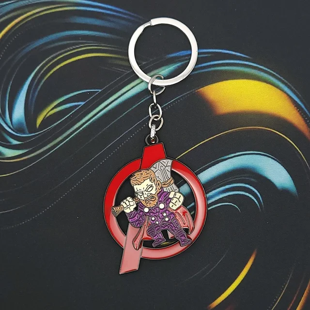 Marvel Avengers Spinner 360° Rotating Metal Keychain