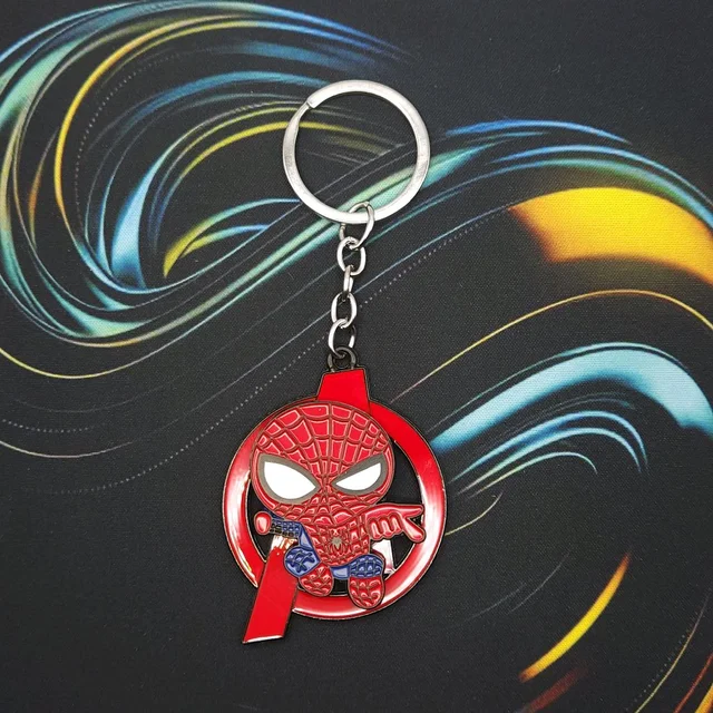 Spider-Man Spinner 360° Rotating Metal Keychain