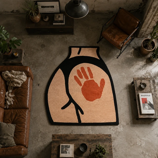 Ass Slap Rug 3.6X4.6 Sqft