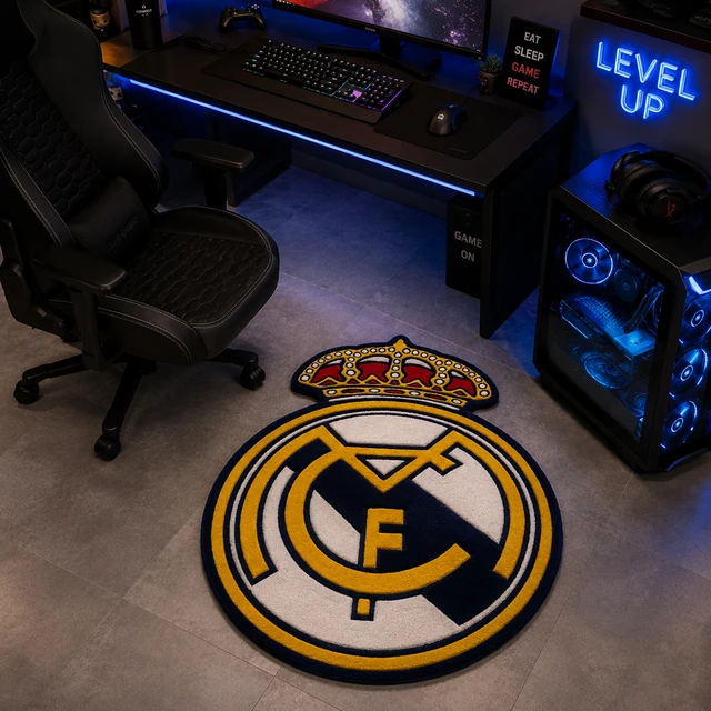 Real Madrid Rug 3X3 Sqft