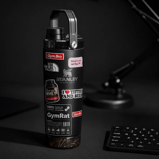 Shaker Bottle with Sticker
