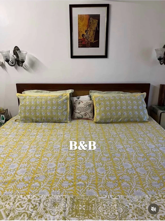 Flora Cotton Bedsheet