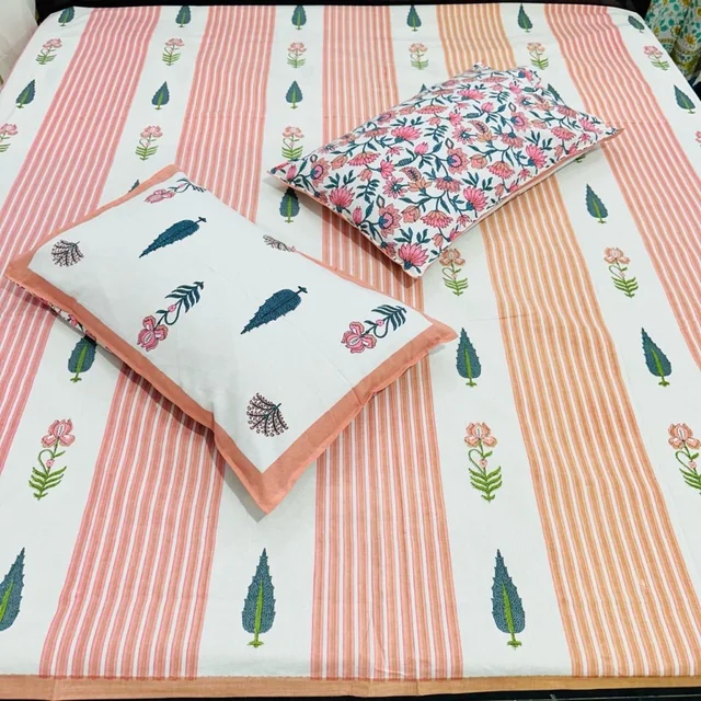 Block Super King Bedsheet