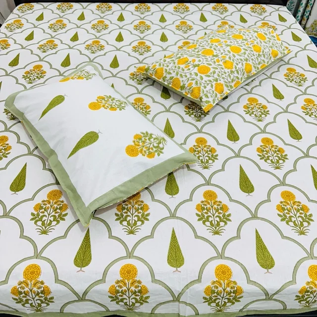 Block Super King Bedsheet