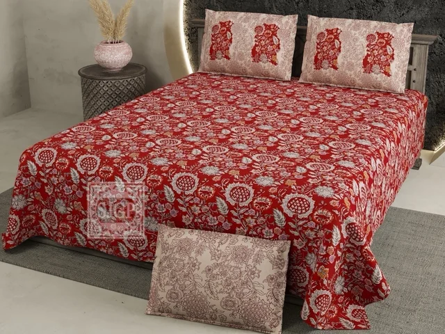 Block Super King Bedsheet