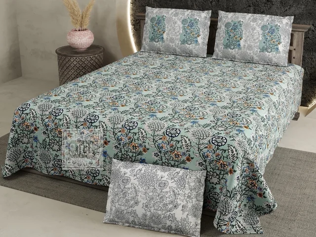 B&B Block Super King Bedsheet