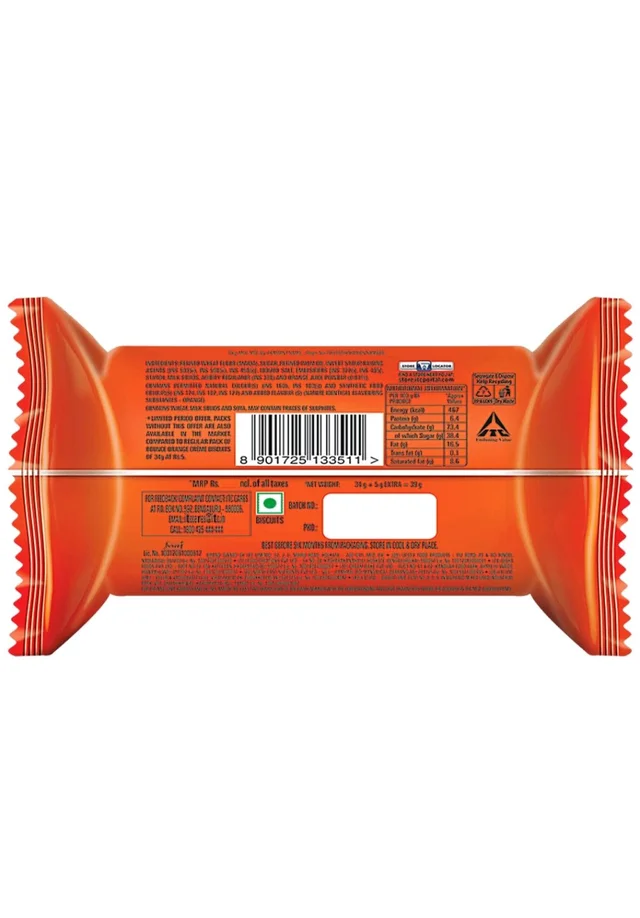 ITC Sunfeast Bounce Orange Cream (5-MRP)