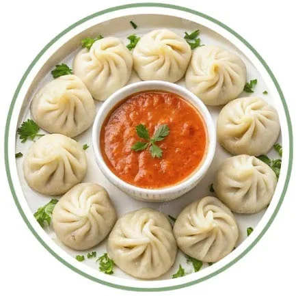 Steem Momos Full Plate