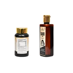 Hair Care Oil And Capsule - 1 month course