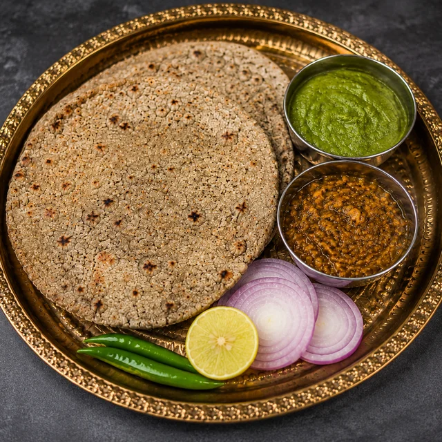 Bajra Roti with Signature Chutney Combo | High Fibre Healthy Meal | Urjas Life