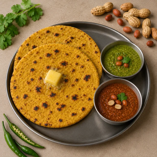 Desi Makki Ki Roti with 2 Special Chutneys | Healthy Traditional Meal | Urjas Life