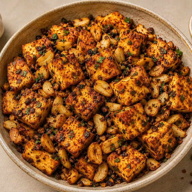 Garlic Loaded Paneer Power Fry | High Protein Healthy Paneer Snack | Urjas Life