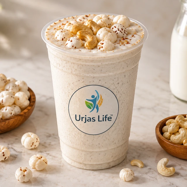 Makhana Kaju Power Shake | High Protein Healthy Energy Drink | Urjas Life