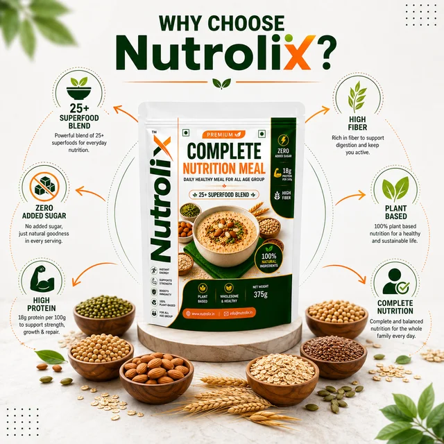 Complate Nutri Meal | 18g Protein | 25+ Superfood | Nutrolix