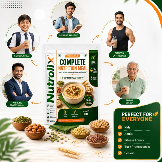 Complate Nutri Meal | 18g Protein | 25+ Superfood | Nutrolix
