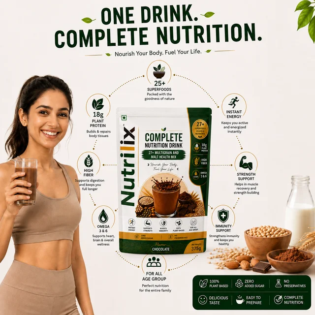 Complete Nutrition Drink | Natural Sweet | 375g | Nutrolix