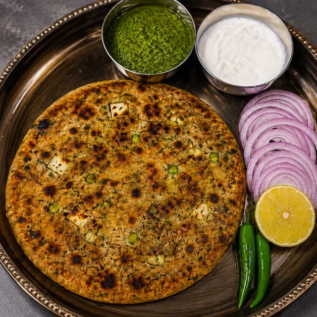10+ Multigrain Paneer Power Paratha with Desi Cow Ghee | High Protein Healthy Meal | Nutrolix