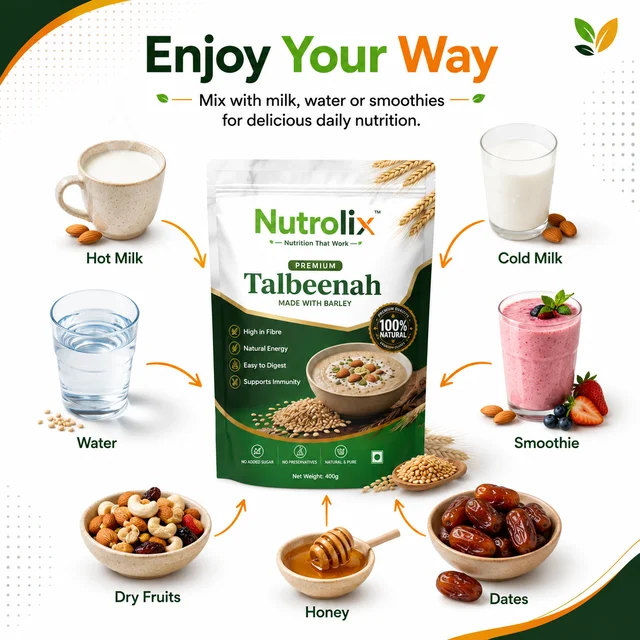Nutrolix Premium Talbeenah | 375g | 25+ superfood Mix