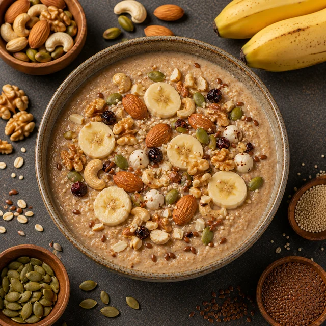 Premium Talbeenah Bowl - ( With banana More seeds & Drifruits )