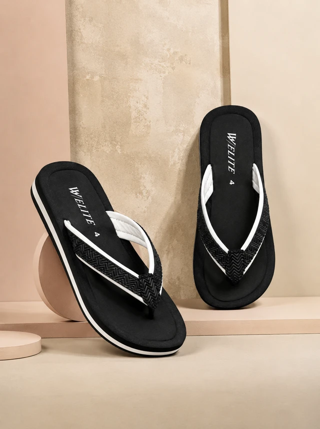 walk elite women's comfort flip flop slippers 