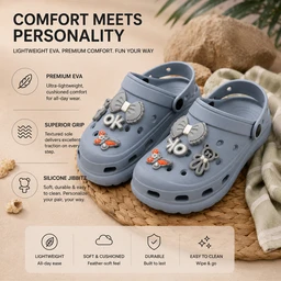 Walk elite Women's clog - 7, Quill Gray