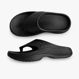 Walk elite Men's Premium Pillow slipper - 7, Black