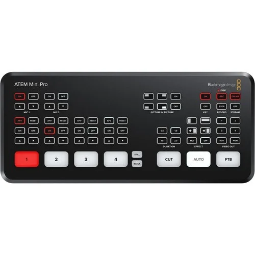 Blackmagic Design ATEM Mini Pro HDMI Live Stream Switcher - Black