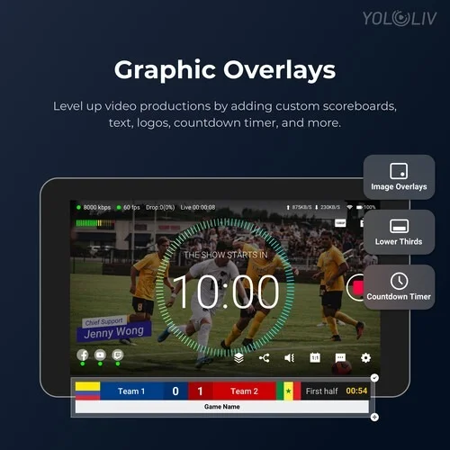 YoloLiv YoloBox Mini All-in-One Live Streaming System - Black