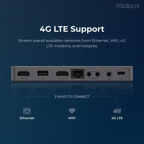 YoloLiv YoloBox Mini All-in-One Live Streaming System - Black
