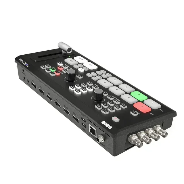 OSEE GoStream Duet SDI/HDMI/NDI|HX Live Stream Video Mixer/Switcher/Recorder - Black