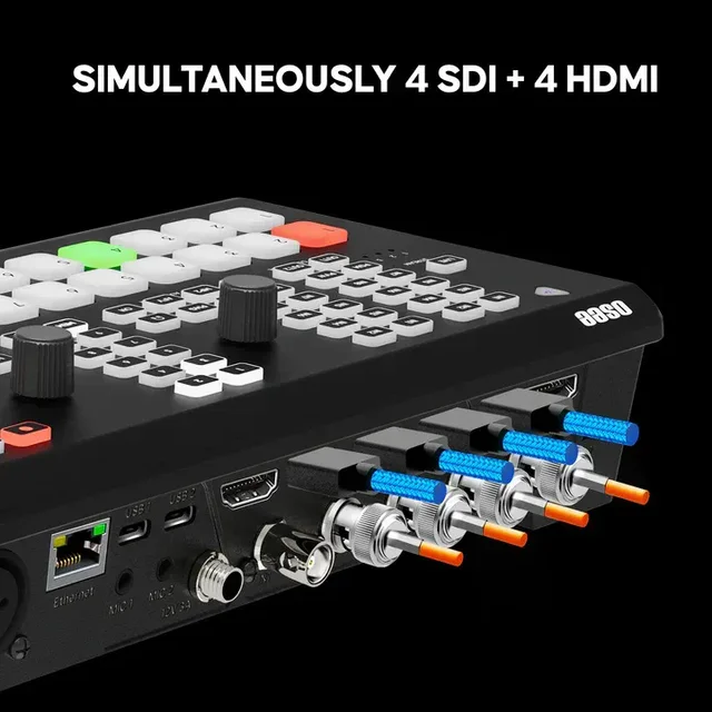 OSEE GoStream Duet 8 ISO 8-Channel Live Stream Switcher - Black