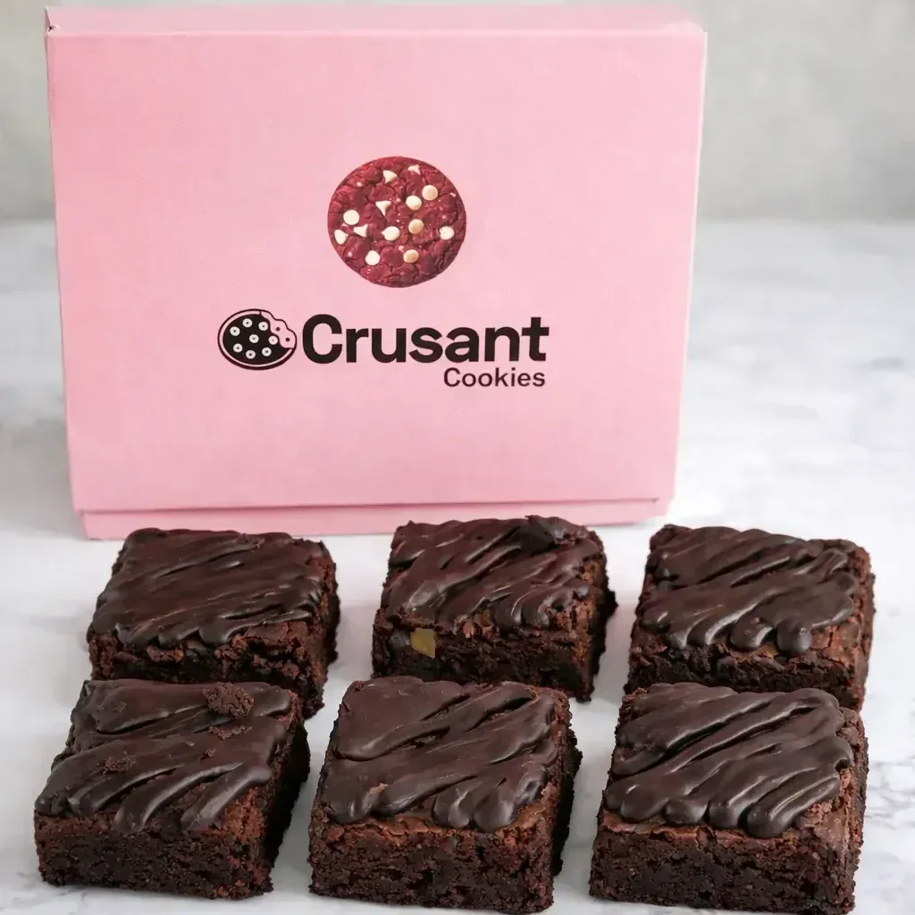 Double Chocolate Brownies – Pack of 6