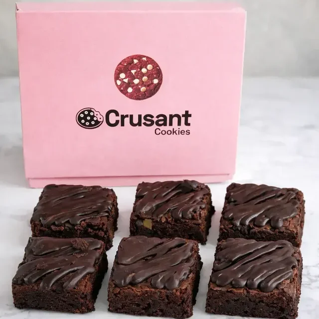 Double Chocolate Brownies – Pack of 6