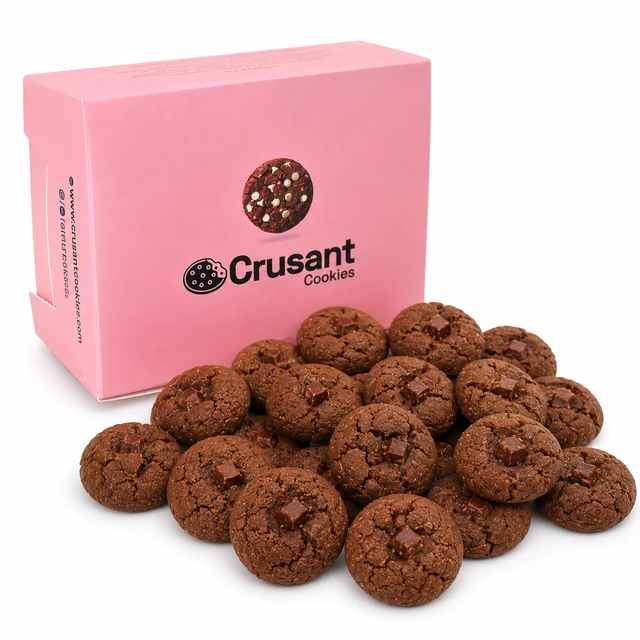Mini Double Chocolate Chip Cookies (250g)