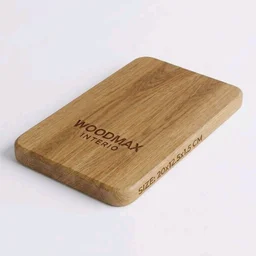 WOODMAX Onion Cutting Board - 25x15x1.5cm, Golden Tainoi