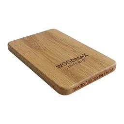 WOODMAX Onion Cutting Board - 20x12.5x1.5 cm, Golden Tainoi
