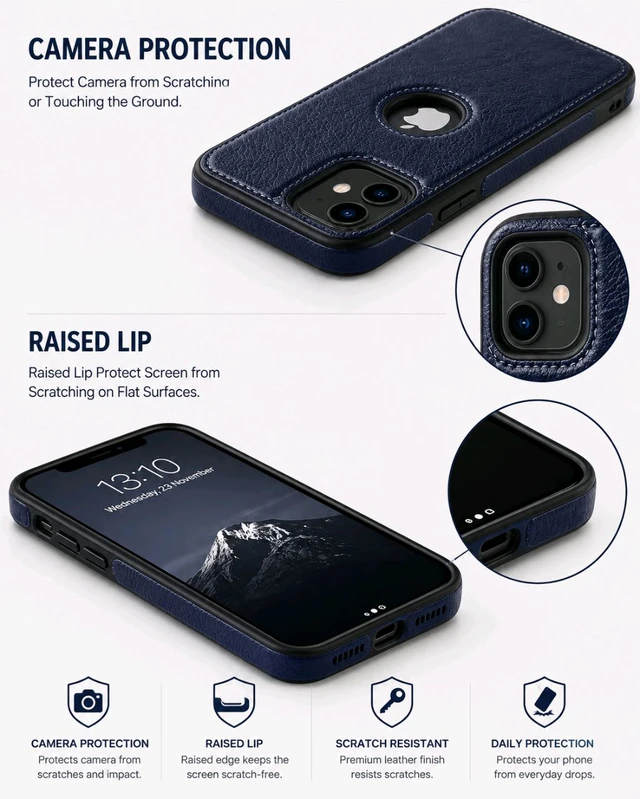 PrimeShelf High Protection Mobile Pouch iPhone 13 Pro, 6.1"