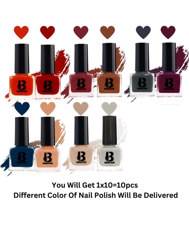 PrimeShelf Nail Polish Compo 10 Different Shades