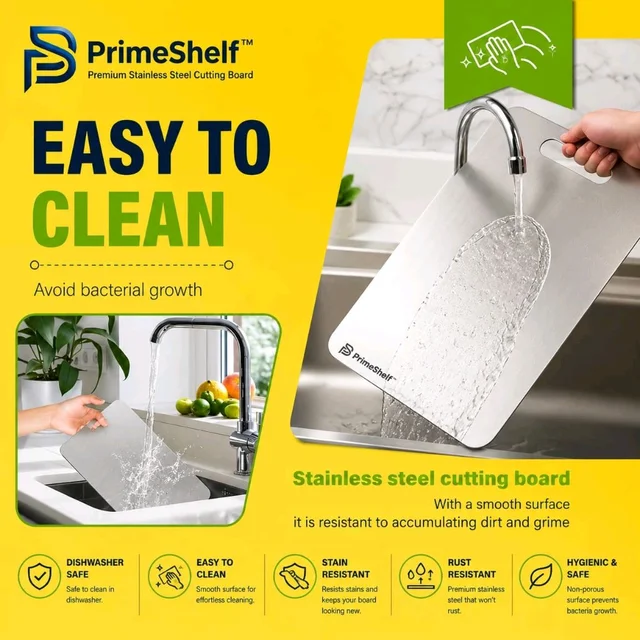 PrimeShelf Stainless Steel Cutting Boards