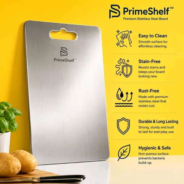 PrimeShelf Stainless Steel Cutting Boards