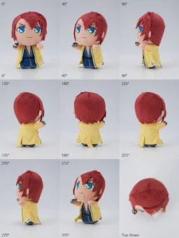 Fate series alexander plush keychain - 8cm - 10cm