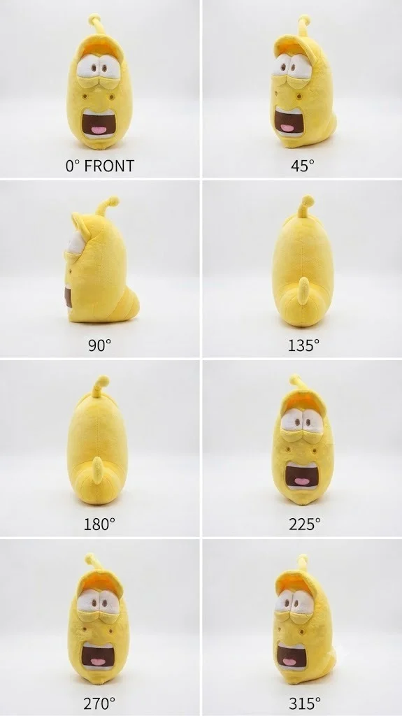 Larva Yellow Character Plush - 15cm - 20cm