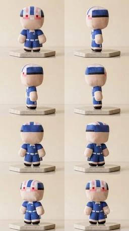 Minecraft: Captain America (Pixel Art) Plush - 15cm - 20cm