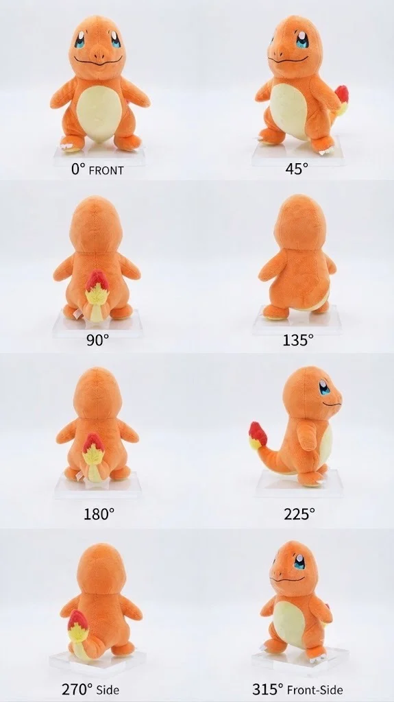 Classic Charmander Pokémon Plush - 15cm - 20cm