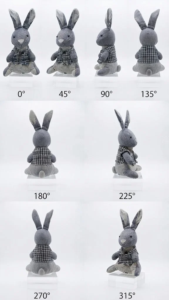 Dapper Tweed Rabbit Plush - 15cm - 20cm