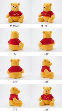 Winnie the Pooh Classic Plush - 15cm - 20cm