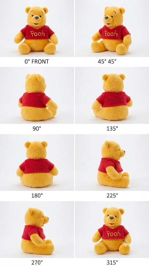 Winnie the Pooh Classic Plush - 15cm - 20cm