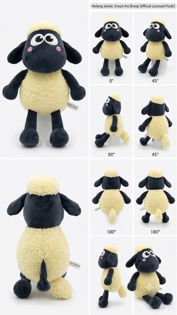 Shaun the Sheep Soft Toy - 15cm - 20cm